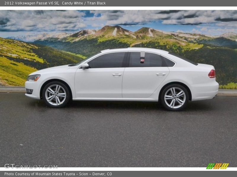 Candy White / Titan Black 2012 Volkswagen Passat V6 SE