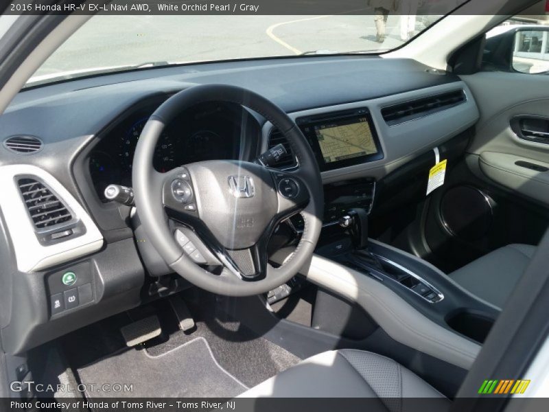 Gray Interior - 2016 HR-V EX-L Navi AWD 