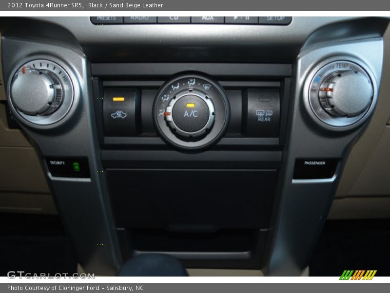 Black / Sand Beige Leather 2012 Toyota 4Runner SR5