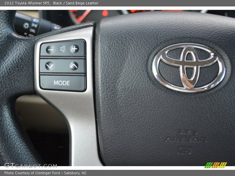 Black / Sand Beige Leather 2012 Toyota 4Runner SR5