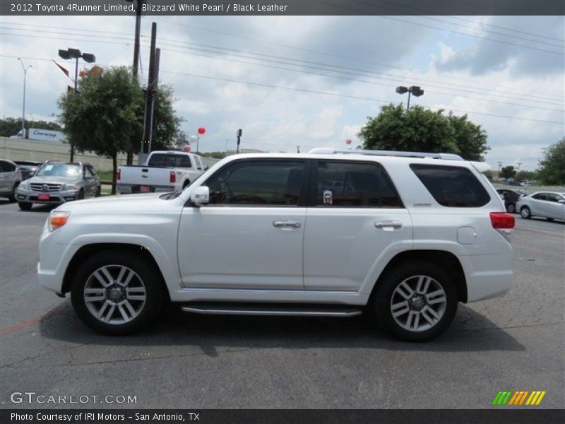 Blizzard White Pearl / Black Leather 2012 Toyota 4Runner Limited