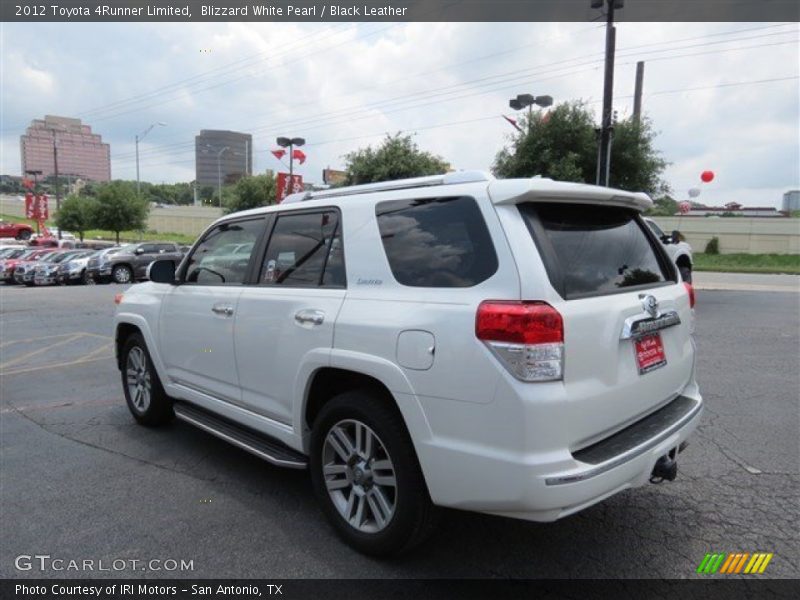 Blizzard White Pearl / Black Leather 2012 Toyota 4Runner Limited