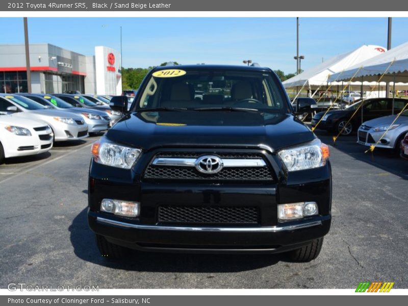 Black / Sand Beige Leather 2012 Toyota 4Runner SR5