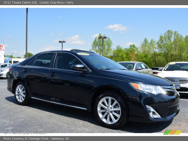 Cosmic Gray Mica / Ivory 2012 Toyota Camry XLE