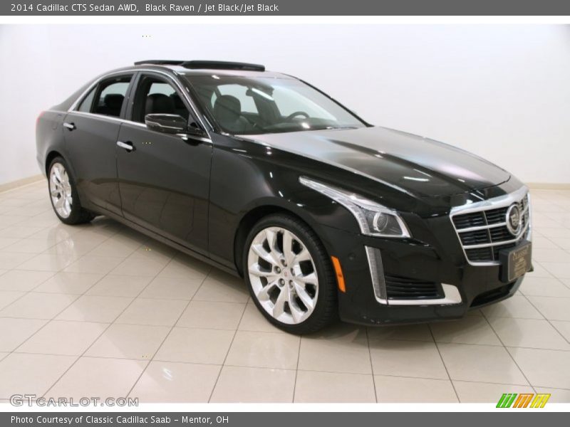 Black Raven / Jet Black/Jet Black 2014 Cadillac CTS Sedan AWD