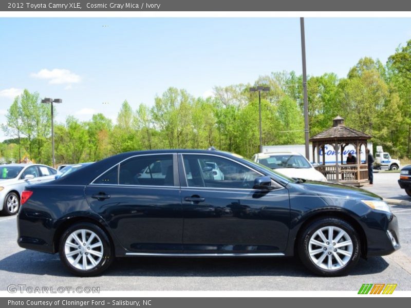 Cosmic Gray Mica / Ivory 2012 Toyota Camry XLE