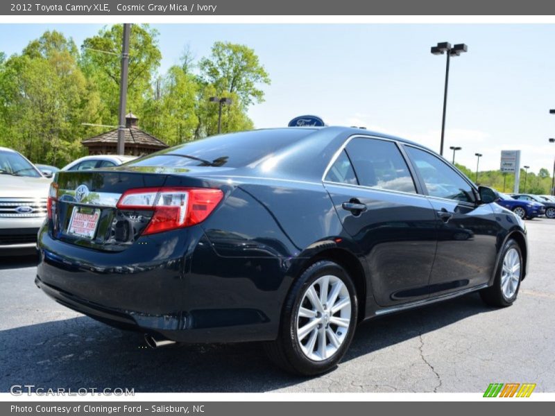 Cosmic Gray Mica / Ivory 2012 Toyota Camry XLE