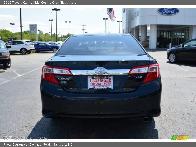 Cosmic Gray Mica / Ivory 2012 Toyota Camry XLE