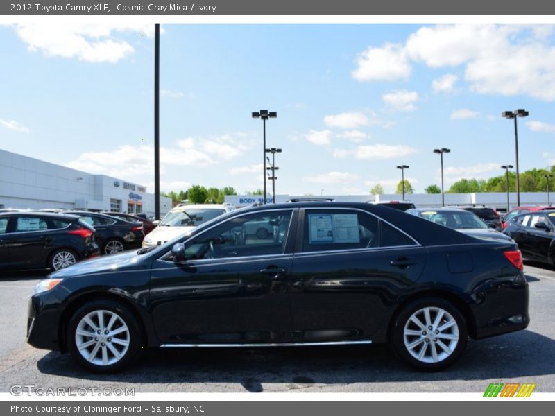 Cosmic Gray Mica / Ivory 2012 Toyota Camry XLE