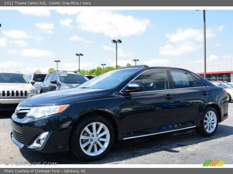 Cosmic Gray Mica / Ivory 2012 Toyota Camry XLE