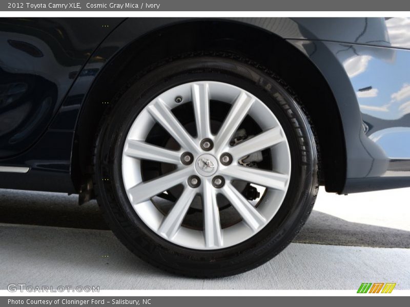 Cosmic Gray Mica / Ivory 2012 Toyota Camry XLE