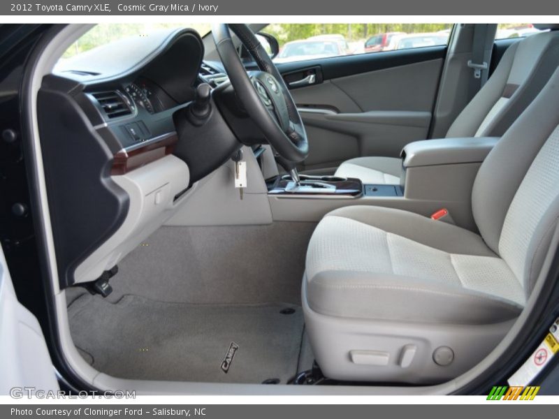 Cosmic Gray Mica / Ivory 2012 Toyota Camry XLE