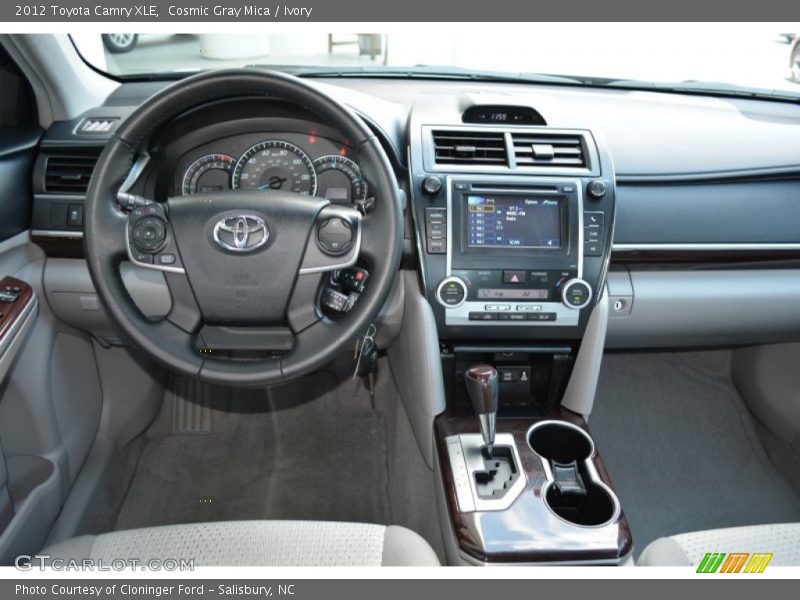 Cosmic Gray Mica / Ivory 2012 Toyota Camry XLE