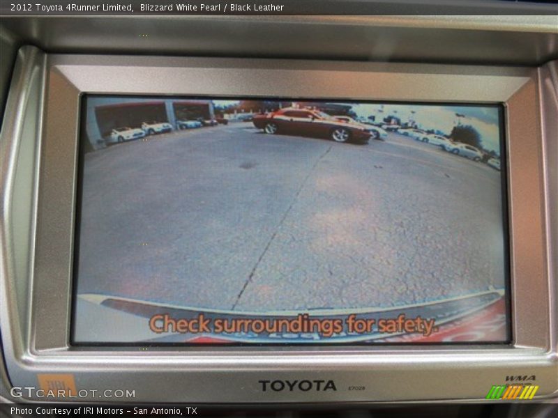 Blizzard White Pearl / Black Leather 2012 Toyota 4Runner Limited