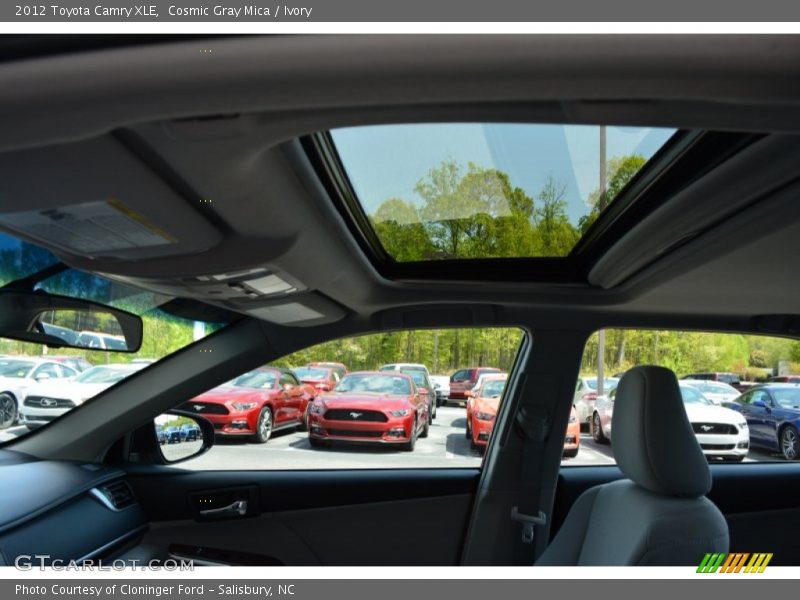 Cosmic Gray Mica / Ivory 2012 Toyota Camry XLE
