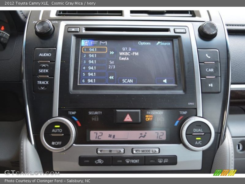 Cosmic Gray Mica / Ivory 2012 Toyota Camry XLE