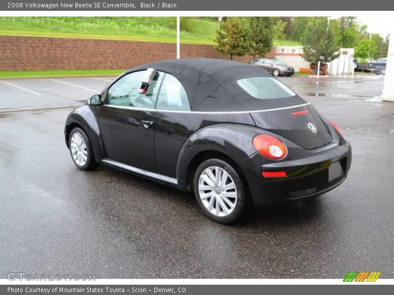 Black / Black 2008 Volkswagen New Beetle SE Convertible