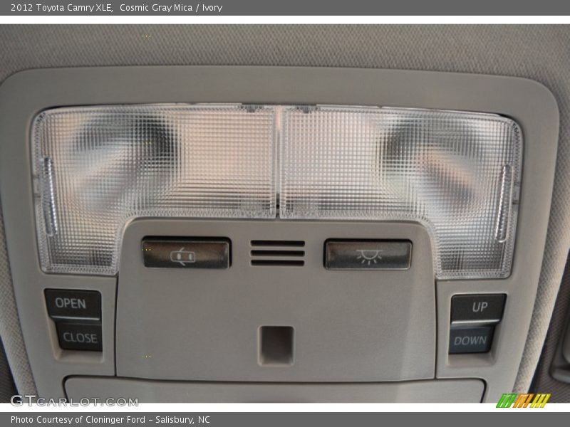 Cosmic Gray Mica / Ivory 2012 Toyota Camry XLE