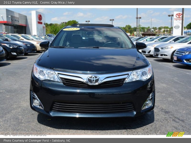 Cosmic Gray Mica / Ivory 2012 Toyota Camry XLE