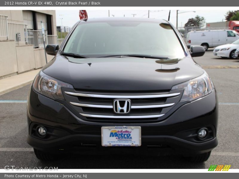 Crystal Black Pearl / Black 2012 Honda CR-V EX 4WD