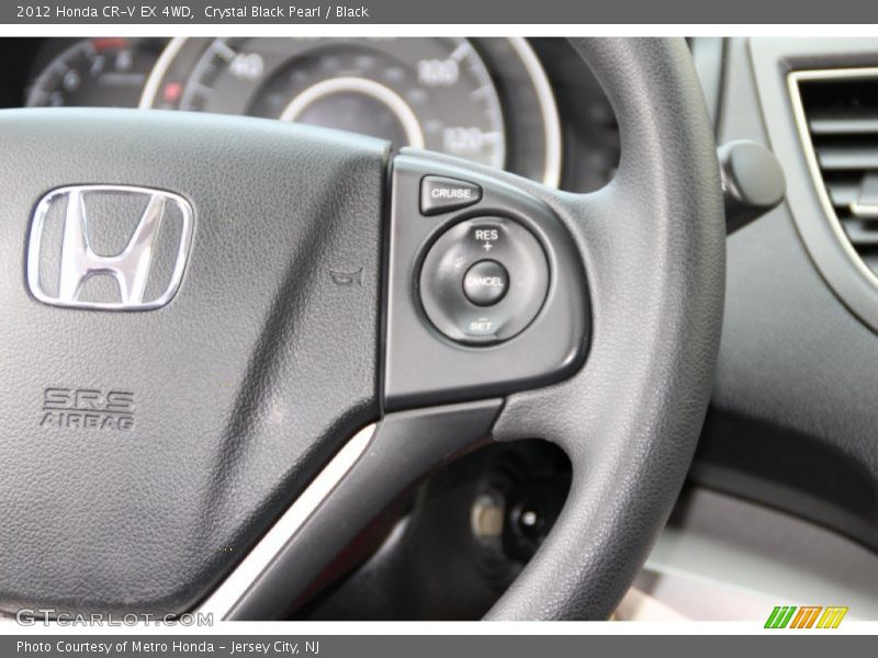 Crystal Black Pearl / Black 2012 Honda CR-V EX 4WD