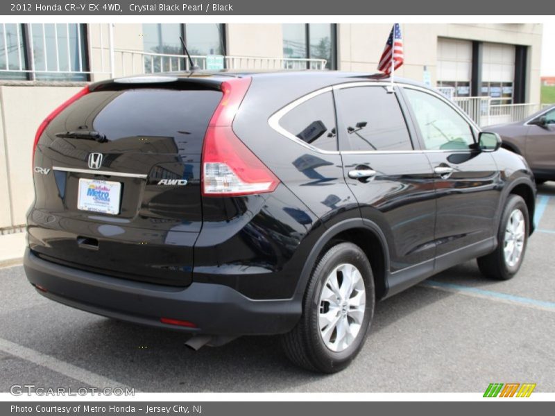 Crystal Black Pearl / Black 2012 Honda CR-V EX 4WD