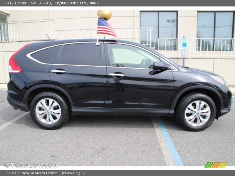 Crystal Black Pearl / Black 2012 Honda CR-V EX 4WD