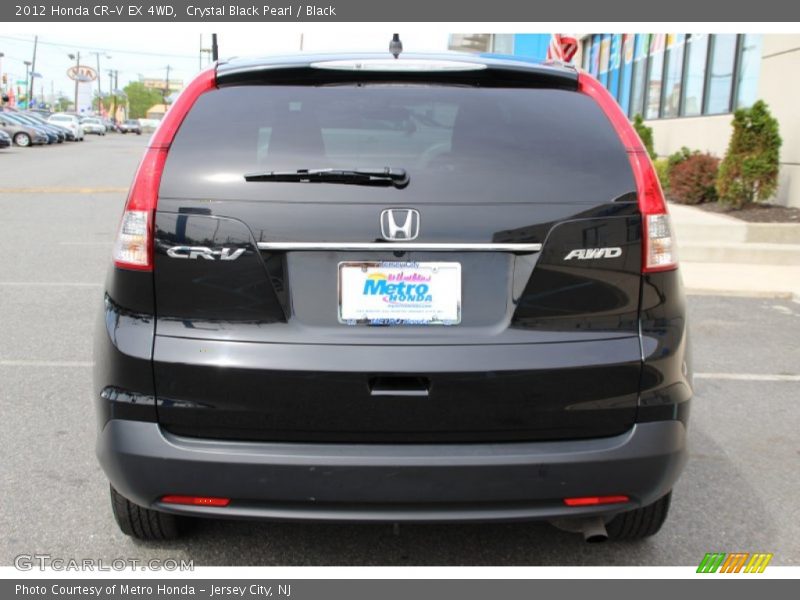 Crystal Black Pearl / Black 2012 Honda CR-V EX 4WD