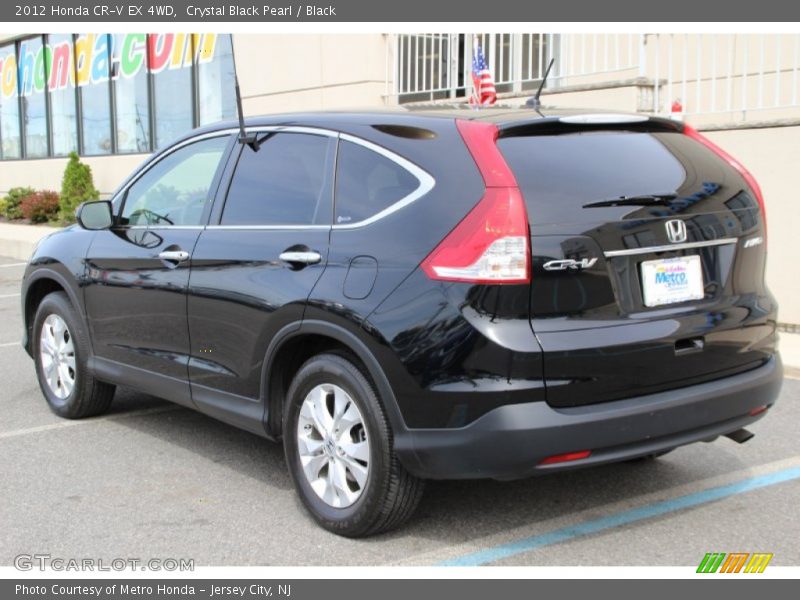 Crystal Black Pearl / Black 2012 Honda CR-V EX 4WD