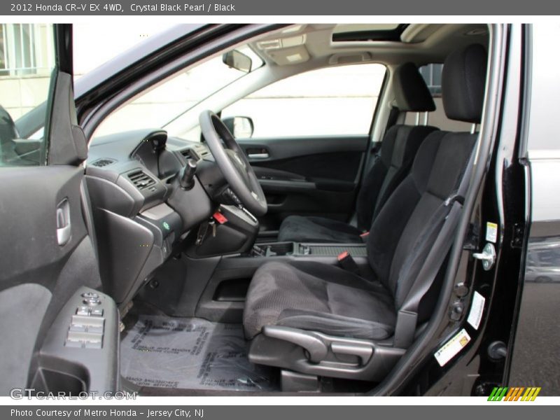 Crystal Black Pearl / Black 2012 Honda CR-V EX 4WD