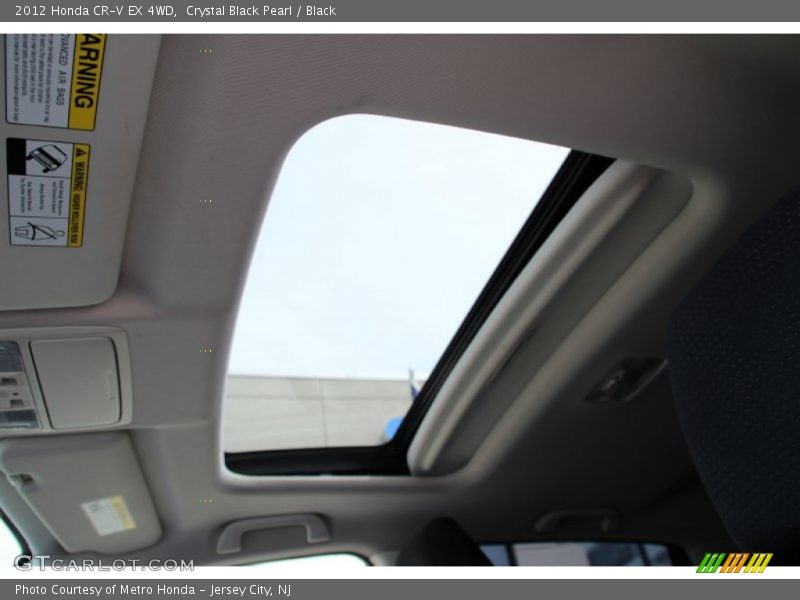 Crystal Black Pearl / Black 2012 Honda CR-V EX 4WD