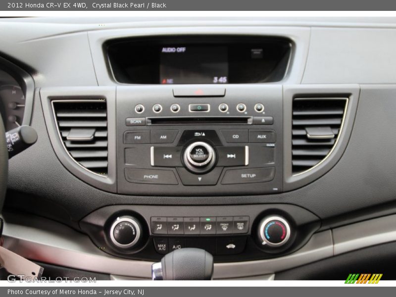 Crystal Black Pearl / Black 2012 Honda CR-V EX 4WD