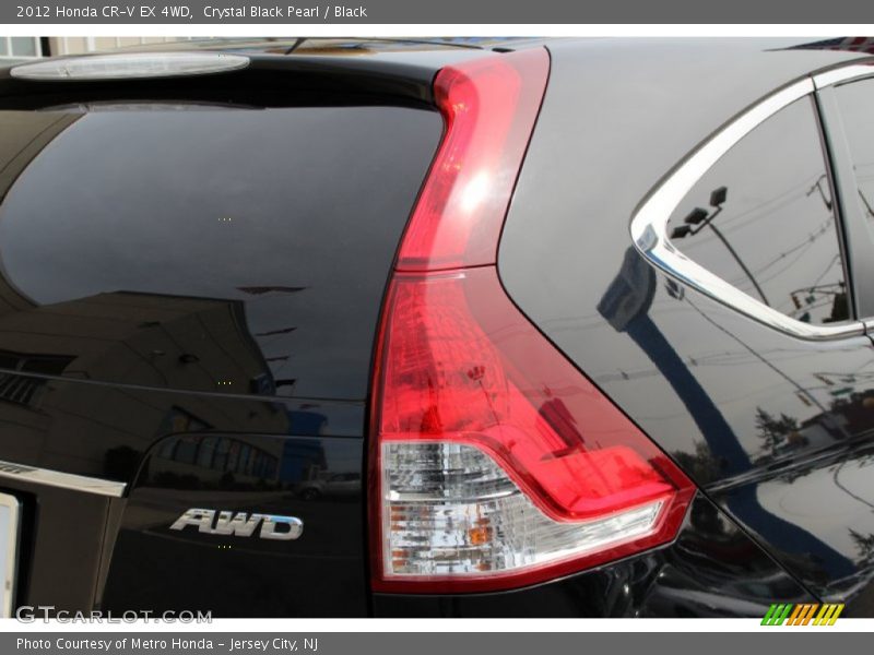 Crystal Black Pearl / Black 2012 Honda CR-V EX 4WD