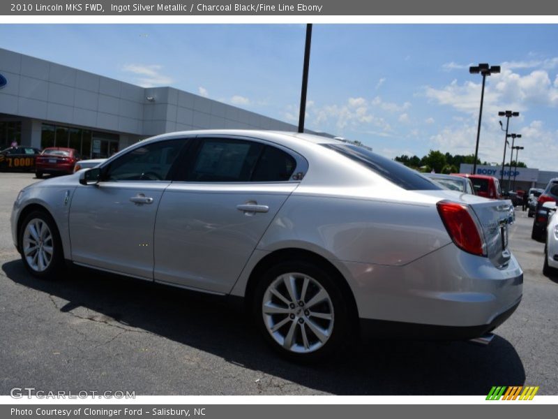 Ingot Silver Metallic / Charcoal Black/Fine Line Ebony 2010 Lincoln MKS FWD