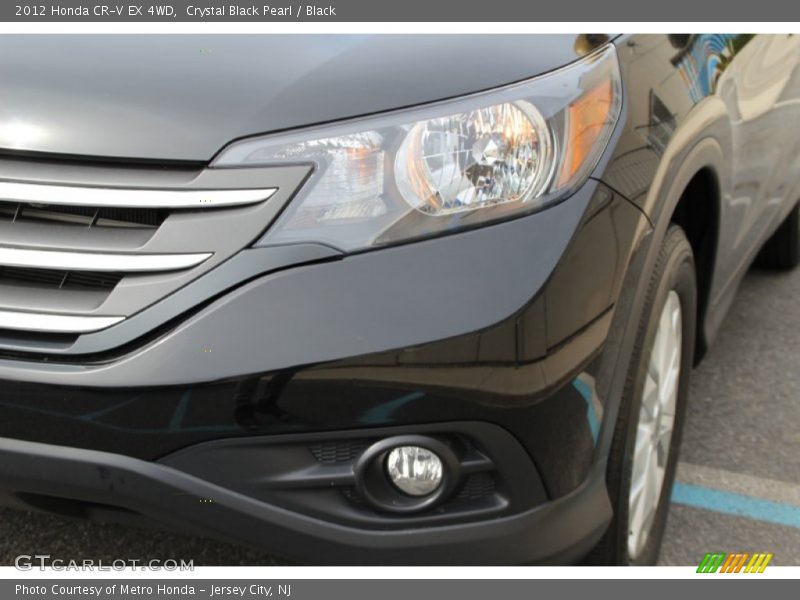 Crystal Black Pearl / Black 2012 Honda CR-V EX 4WD