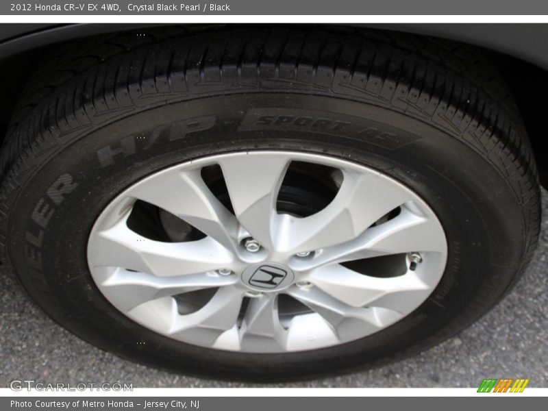 Crystal Black Pearl / Black 2012 Honda CR-V EX 4WD