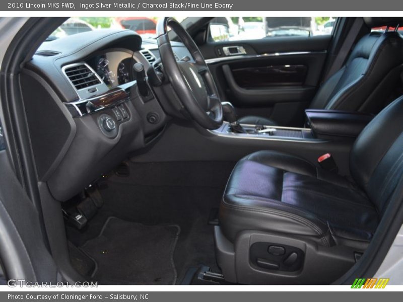 Ingot Silver Metallic / Charcoal Black/Fine Line Ebony 2010 Lincoln MKS FWD