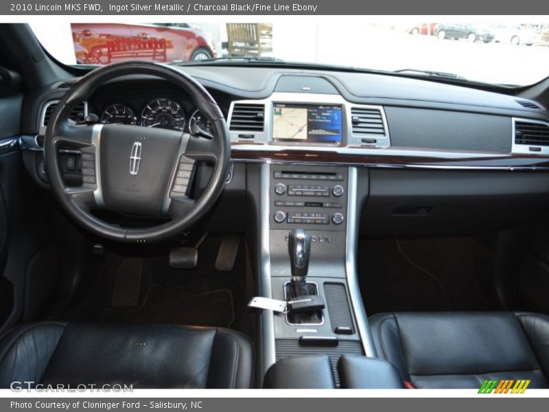 Ingot Silver Metallic / Charcoal Black/Fine Line Ebony 2010 Lincoln MKS FWD