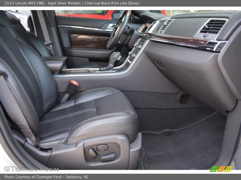 Ingot Silver Metallic / Charcoal Black/Fine Line Ebony 2010 Lincoln MKS FWD