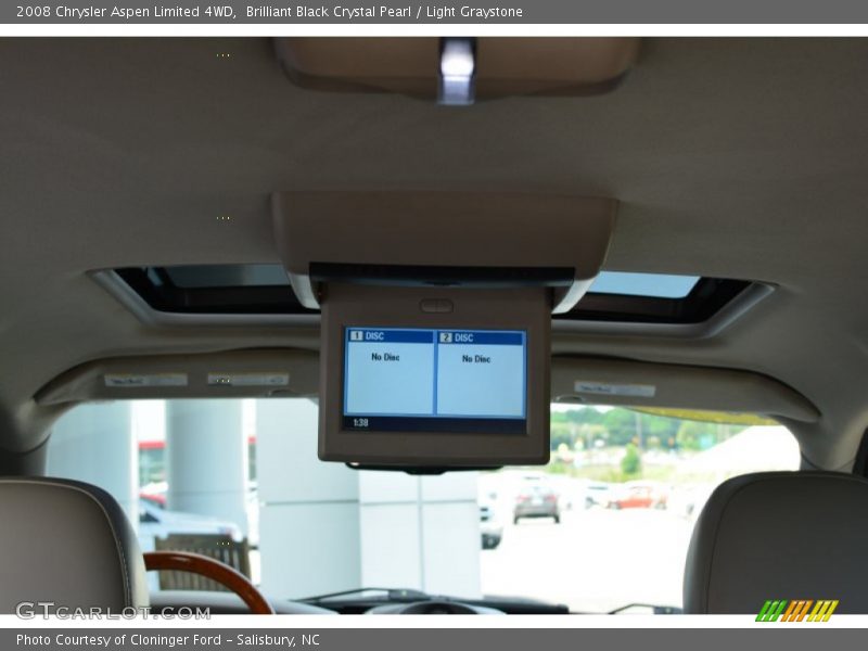Brilliant Black Crystal Pearl / Light Graystone 2008 Chrysler Aspen Limited 4WD