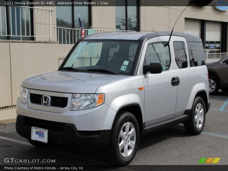 Alabaster Silver Metallic / Gray 2011 Honda Element EX 4WD