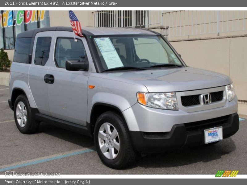 Alabaster Silver Metallic / Gray 2011 Honda Element EX 4WD