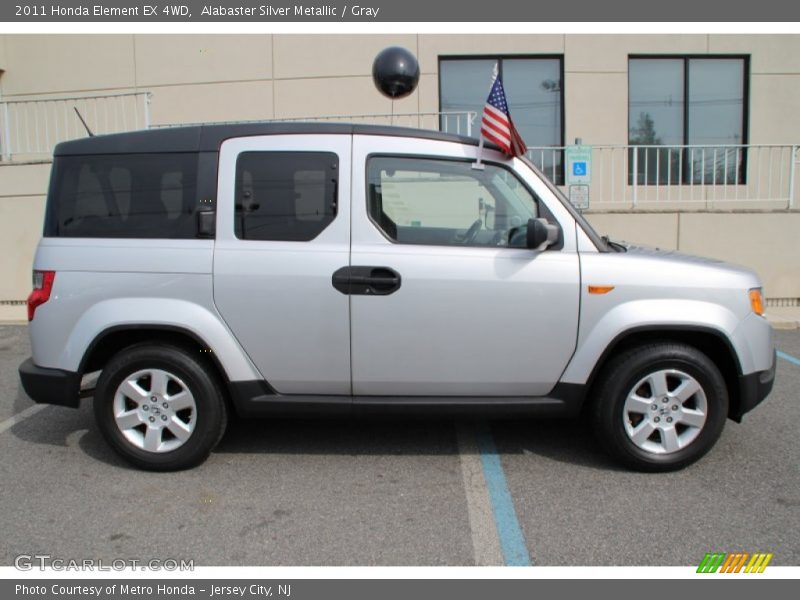 Alabaster Silver Metallic / Gray 2011 Honda Element EX 4WD