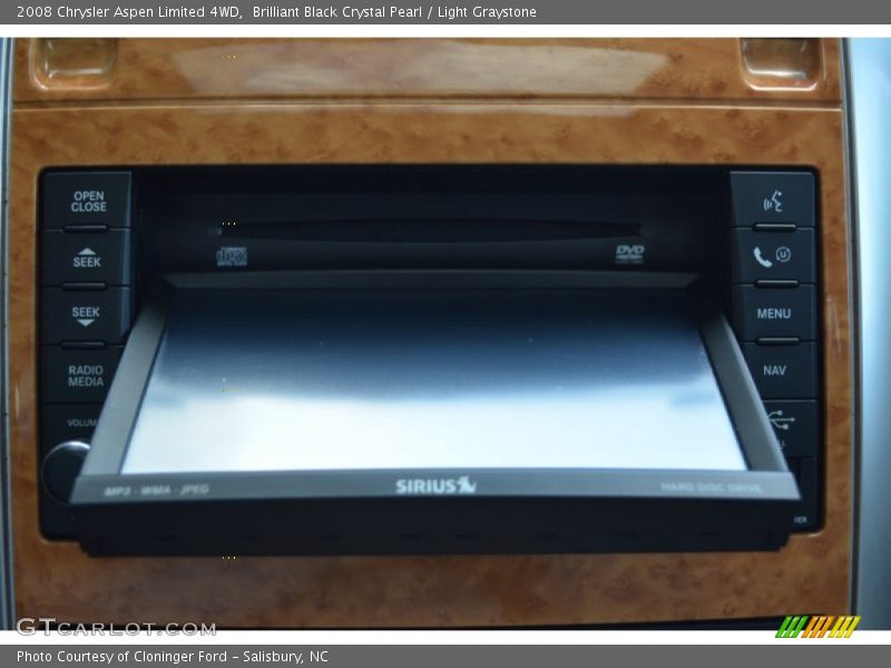 Brilliant Black Crystal Pearl / Light Graystone 2008 Chrysler Aspen Limited 4WD