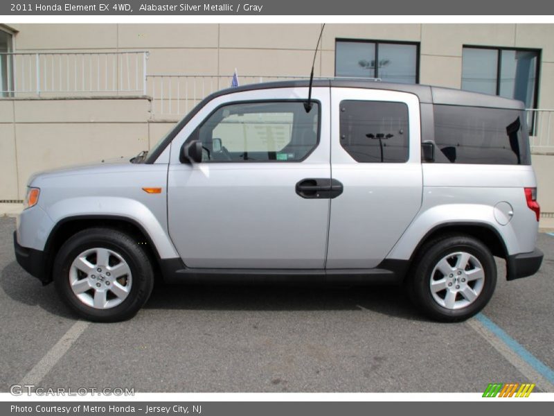 Alabaster Silver Metallic / Gray 2011 Honda Element EX 4WD