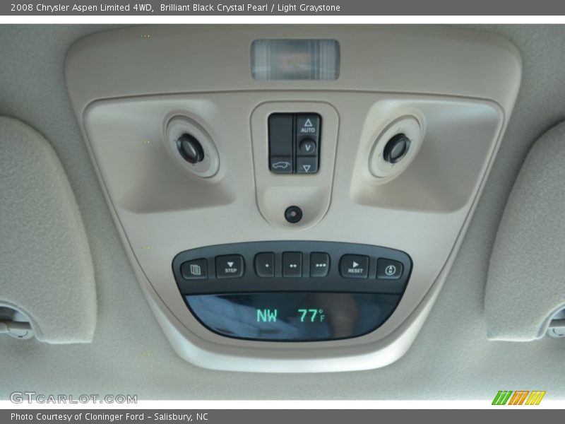 Brilliant Black Crystal Pearl / Light Graystone 2008 Chrysler Aspen Limited 4WD