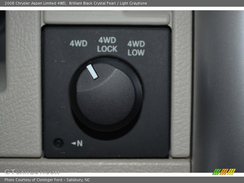 Brilliant Black Crystal Pearl / Light Graystone 2008 Chrysler Aspen Limited 4WD
