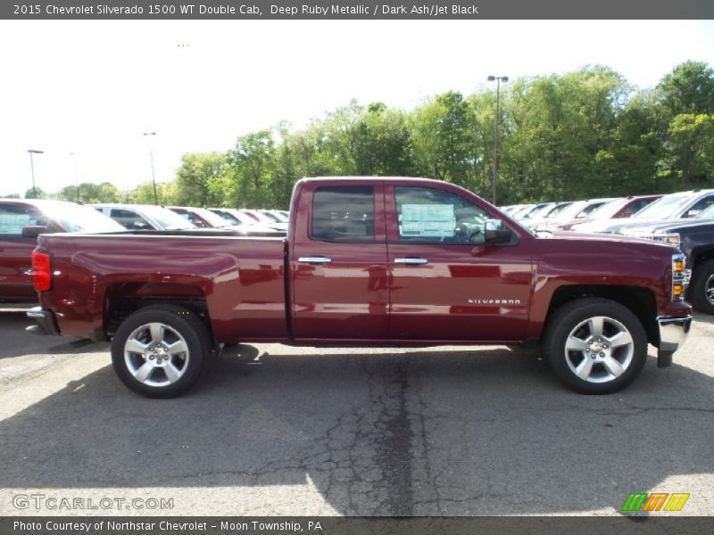 Deep Ruby Metallic / Dark Ash/Jet Black 2015 Chevrolet Silverado 1500 WT Double Cab