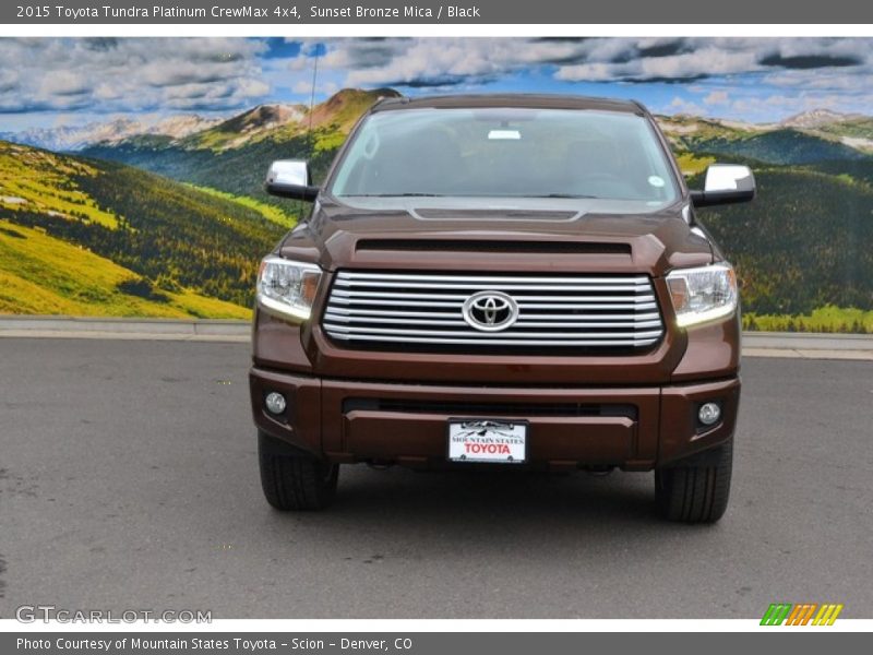 Sunset Bronze Mica / Black 2015 Toyota Tundra Platinum CrewMax 4x4