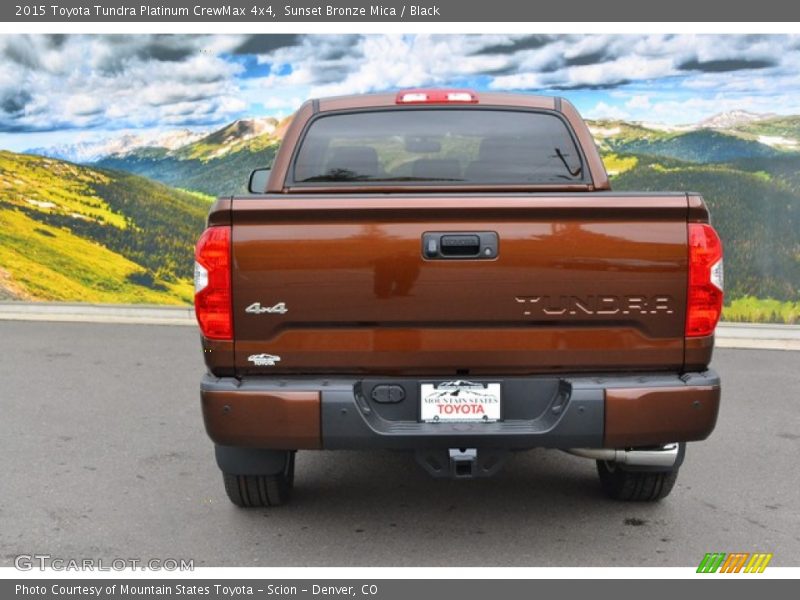 Sunset Bronze Mica / Black 2015 Toyota Tundra Platinum CrewMax 4x4